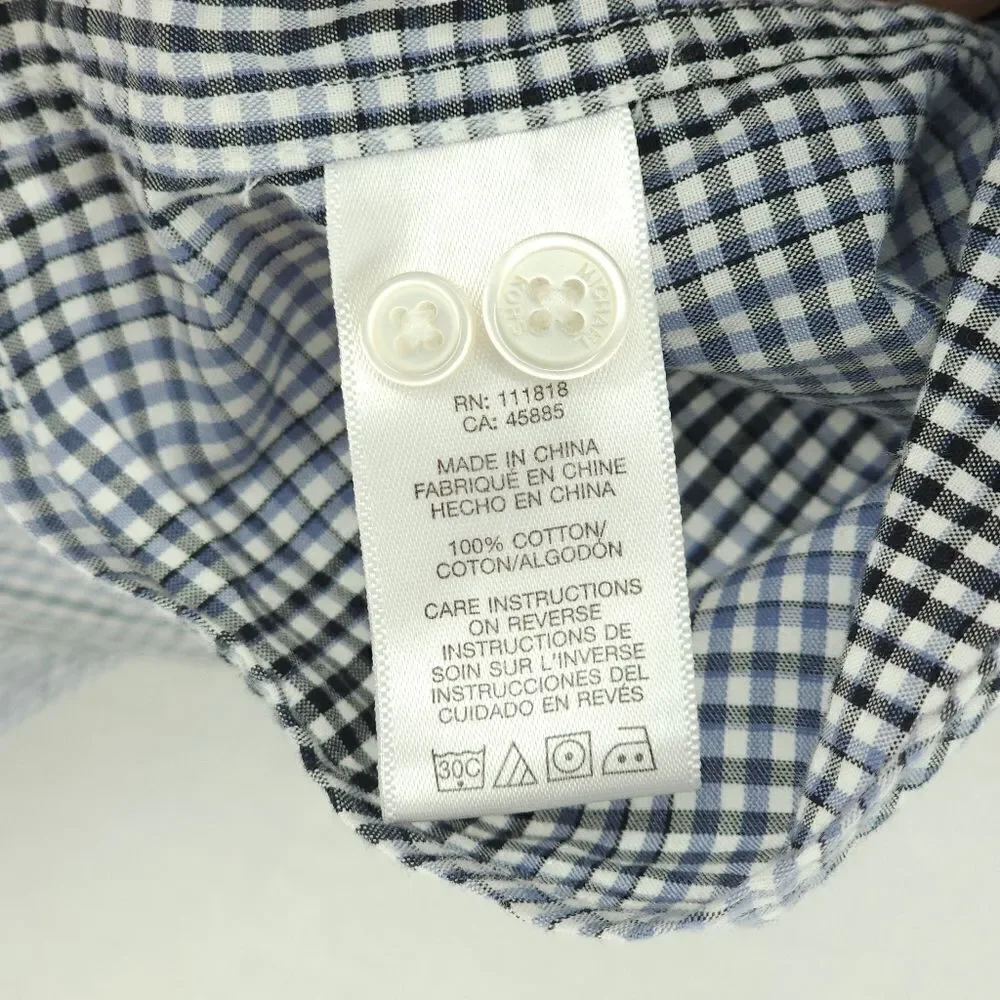 Vintage Michael Kors Large Men's Plaid Button Down